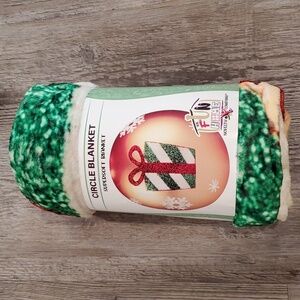 Christmas Ornament Circle SuperSoft Blanket